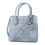 Bolso Mujer Michael Kors 35S2SM9M6S-PALE-BLU-MLT Azul 22 x 19 x 10 cm de Michael Kors, Shoppers y bolsos de hombro - Ref: S03...