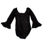 Body Flamenco BD002-M Negro (M) de BigBuy Sport, Mujer - Ref: S0364754, Precio: 23,90 €, Descuento: %