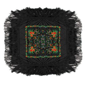 Shawl PGGRCN22 Black by BigBuy Fashion, Scarves, stoles and shawls - Ref: S0364765, Price: 10,39 €, Discount: %