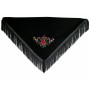 Shawl PGN3928 Black 140 cm by BigBuy Fashion, Scarves, stoles and shawls - Ref: S0364768, Price: 10,81 €, Discount: %