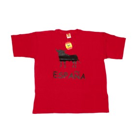 T-shirt à manches courtes unisex TSHRD001 Rouge L de BigBuy Fashion, T-shirts - Réf : S0364782, Prix : 10,81 €, Remise : %