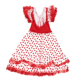 Robe Flamenco VS-RBLANCO-LRO10 10 Ans de BigBuy Sport, Fille - Réf : S0364803, Prix : 14,56 €, Remise : %