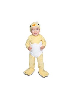 Costume for Babies 0-12 Months Chicken Yellow (4 Pieces) | Tienda24 Tienda24.eu