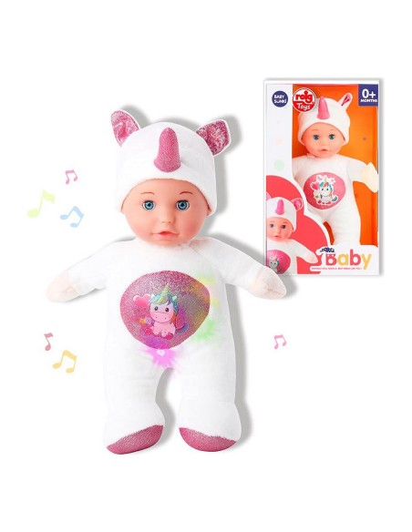 Bambolotto Neonato Reig 30 cm Unicorno Peluche Bianco (30 cm) da Reig, Bambole bebè - Ref: S2424900, Precio: €18.85, Descuent...