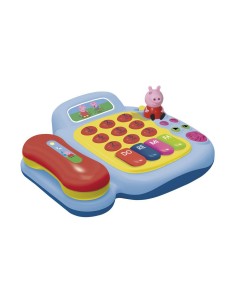 Gioco educativo Peppa Pig Telefono Fisso Peppa Pig Azzurro da Peppa Pig, Giochi musicali - Ref: S2424953, Precio: €22.82, Des...