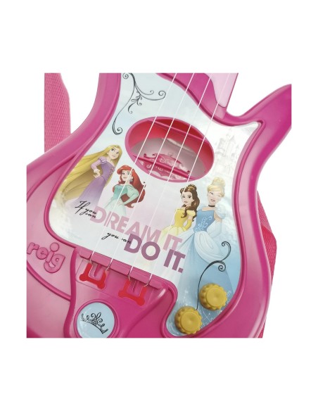 Guitarra Infantil Disney Princess Microfone Cor de Rosa Princesas Disney | Tienda24 Tienda24.eu