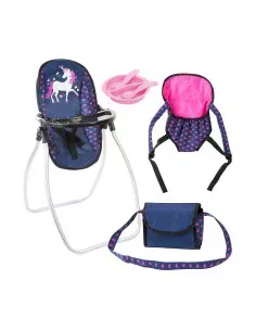 Accesorios para Muñecas Princess Coralie Bag with Diapers Klein PRINCESS CORALIE (26 x 20 x 7 cm) | Tienda24 Tienda24.eu