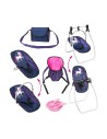 Accessoires pour poupées Reig Rose Blue marine 9 en 1 | Tienda24 Tienda24.eu