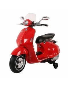 Scooter elettrico per bambini Injusa Vespa Rosso da Injusa, Veicoli elettrici - Ref: S2425492, Precio: 215,20 €, Descuento: %