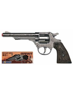 Cap Gun Gonher Silver Cowboy by Gonher, Arms and projectiles - Ref: S2425977, Price: 11,82 €, Discount: %