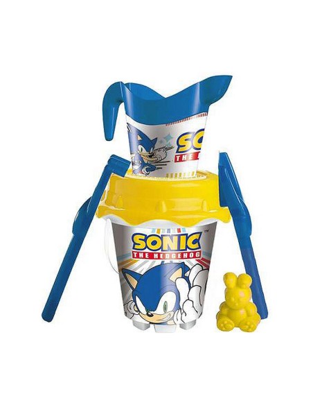 Conjunto de brinquedos de praia Sonic 6 Peças | Tienda24 Tienda24.eu