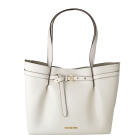 Bolso Mujer Michael Kors 35H0GU5T9T-OPTIC-WHITE Blanco 34 x 28 x 15 cm de Michael Kors, Shoppers y bolsos de hombro - Ref: S0...