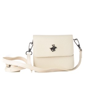 Damen Handtasche Beverly Hills Polo Club 2021-WHITE Weiß 11 x 13 x 5 cm von Beverly Hills Polo Club, Schultertaschen - Ref: S...