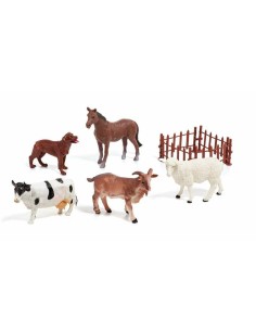 Conjunto Animais de Quinta Schleich Rabbit and guinea pig hutch Coelho Plástico | Tienda24 Tienda24.eu