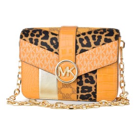 Bolsa Mulher Michael Kors 35F2GNML2Y-HNY-CMB-MULTI Amarelo 22 x 18 x 5 cm de Michael Kors, Shoppers e malas de ombro - Ref: S...