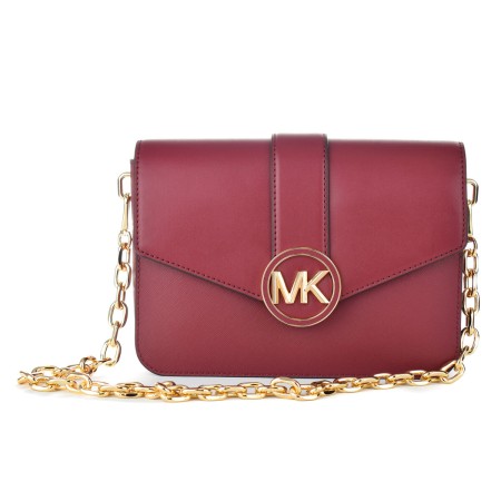 Sac-à-main Femme Michael Kors 35S2GNML2L-MULBERRY Bordeaux 23 x 17 x 6 cm de Michael Kors, Sacs portés épaule - Réf : S036951...