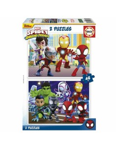 Set di 2 Puzzle Educa Spidey Amazing Friends da Educa, Puzzle classici - Ref: S2429853, Precio: 11,63 €, Descuento: %