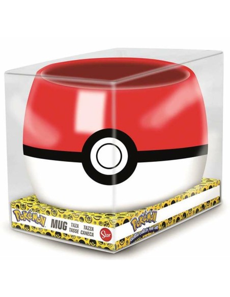 Tasse avec boîte Pokémon Pokeball Céramique 360 ml | Tienda24 Tienda24.eu