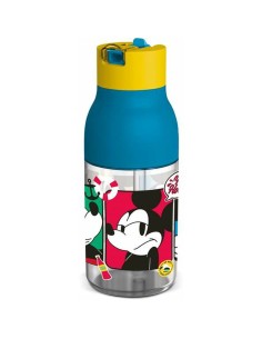 Verre avec Paille Minnie Mouse CZ11337 Rose 360 ml 3D | Tienda24 Tienda24.eu