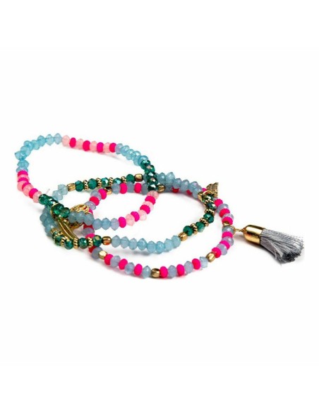 Bracelet Inca Pompons (3 pcs) | Tienda24 Tienda24.eu