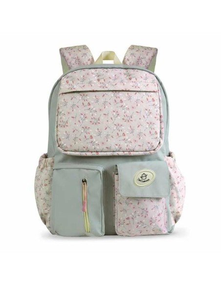 School Bag Decuevas Multicolour Flowers 40 x 18 x 30 cm | Tienda24 Tienda24.eu