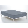 Sábana Bajera Ajustable Alexandra House Living Gris Acero 90 x 200 cm de Alexandra House Living, Sábanas y fundas de almohada...