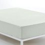 Fitted sheet Alexandra House Living White 105 x 200 cm by Alexandra House Living, Sheets and pillowcases - Ref: D1601217, Pri...