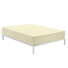 Sábana Bajera Ajustable Alexandra House Living Marfil 200 x 200 cm de Alexandra House Living, Sábanas y fundas de almohada - ...