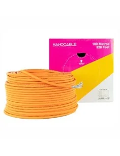 Cable de Red Rígido UTP Categoría 6 Lanberg LCU5-10CC-0305-Y Amarillo 305 m | Tienda24 Tienda24.eu