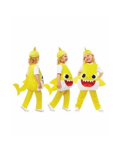 Costume per Bambini Baby Shark Giallo 3 Pezzi da BigBuy Carnival, Bambini - Ref: S2433649, Precio: €39.97, Descuento: %