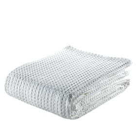 Coperta Alexandra House Living Banús Bianco 140 x 190 cm di Alexandra House Living, Coperte e copriletti - Rif: D1601278, Pre...