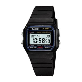 Relógio masculino Casio F-91W-1CR de Casio, Relógios com braselete - Ref: S0375853, Preço: 23,29 €, Desconto: %