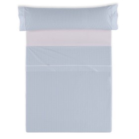 Jeu de draps Alexandra House Living Greta Bleu Lit 1 persone 3 Pièces de Alexandra House Living, Draps et taies d'oreiller - ...