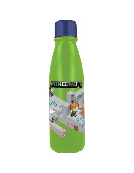 Garrafa Minecraft 600 ml Infantil Alumínio | Tienda24 Tienda24.eu