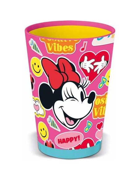 Copo Minnie Mouse Flower Power 470 ml Plástico | Tienda24 Tienda24.eu