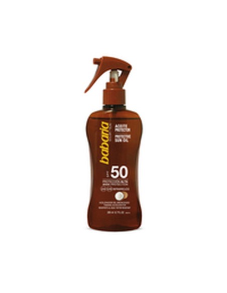 Óleo Protetor Babaria F-50 200 ml Coco Spray | Tienda24 Tienda24.eu