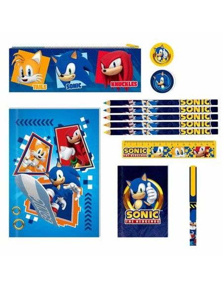 Papierwaren-Set Sonic 29,5 x 22 x 3 cm 12 Stücke | Tienda24 Tienda24.eu