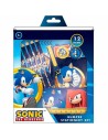 Set de Papelaria Sonic 29,5 x 22 x 3 cm 12 Peças | Tienda24 Tienda24.eu