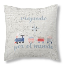 Housse de coussin Alexandra House Living World 50 x 50 cm de Alexandra House Living, Housses de coussin - Réf : D1601317, Pri...