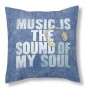 Capa de travesseiro Alexandra House Living Music is the sound of my soul 50 x 50 cm de Alexandra House Living, Capas - Ref: D...