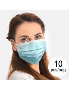 3-Layer Disposable Mask Coas Blue (One size) | Tienda24 Tienda24.eu