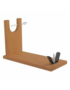 Jamonero de Madera Natural Metal Bambú 47 x 16,5 x 36 cm | Tienda24 Tienda24.eu