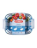 Set de Fuentes para Horno Pyrex Classic Transparente Vidrio (2 pcs) | Tienda24 Tienda24.eu