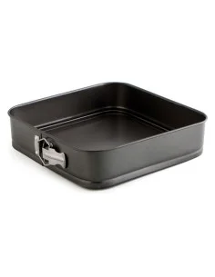 Set de Moldes de Repostería Quttin Acero Inoxidable Plateado Cuadrado 3 Piezas (24 Unidades) | Tienda24 Tienda24.eu