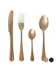 Cutlery Smile SNS-4 Black Grey Wood Stainless steel 5 Pieces | Tienda24 Tienda24.eu