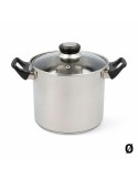 Pot with Glass Lid Quid Habitat Stainless steel | Tienda24 Tienda24.eu