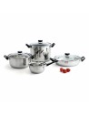 Casserole avec couvercle en verre Quid Habitat Acier inoxydable | Tienda24 Tienda24.eu