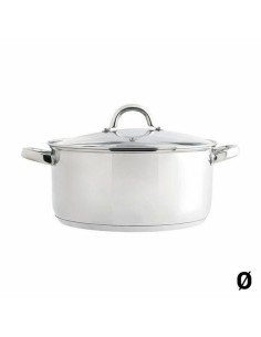 Casserole with glass lid Quttin 4,3 L (2 Units) | Tienda24 Tienda24.eu