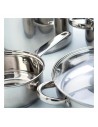 Pot with Glass Lid Quid Stainless steel | Tienda24 Tienda24.eu