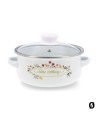 Casserole avec Couvercle en Verre Quid Memory Acier émaillé | Tienda24 Tienda24.eu